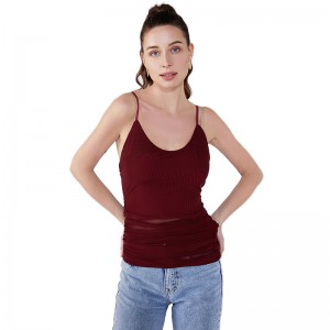 Saree Fashion Woman Summer Girl không tay cắt cúp áo cho phụ nữ